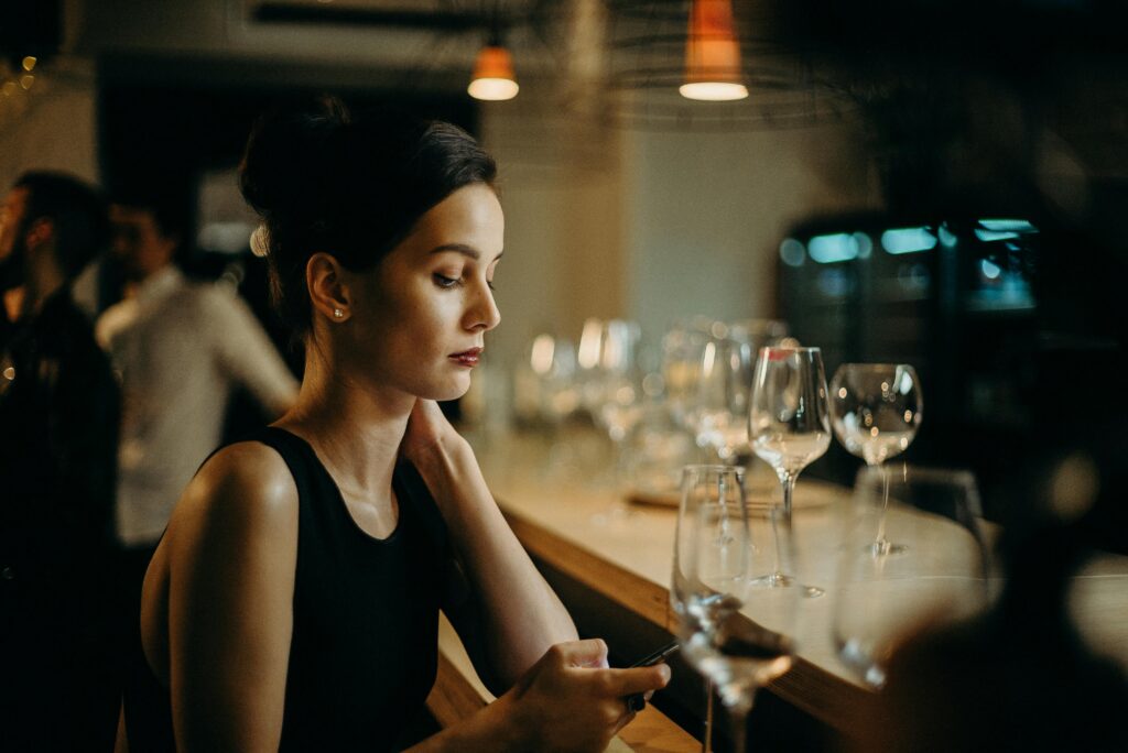 date night alone after breakup